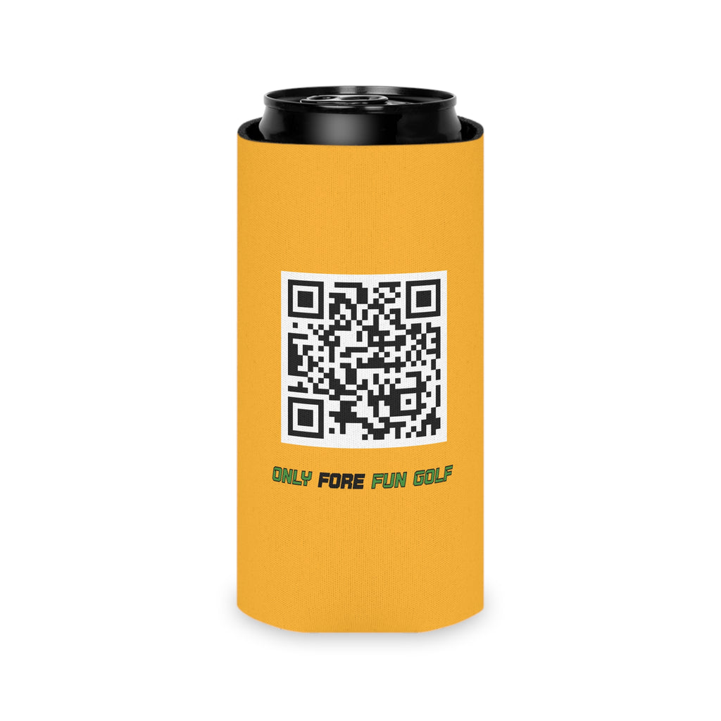 Regular or Slim Can Cooler — 'Shank Responsibly' Beverage Cooler - Gold