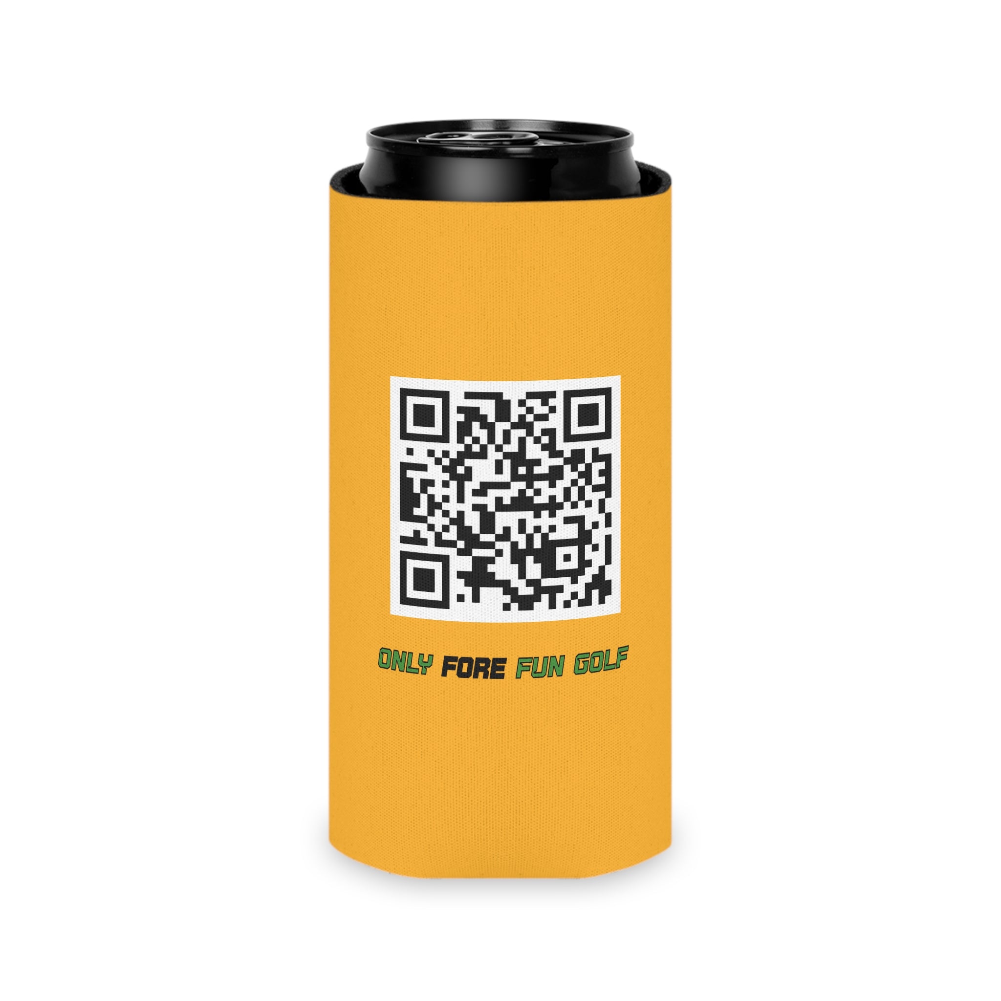 Regular or Slim Can Cooler — 'Shank Responsibly' Beverage Cooler - Gold
