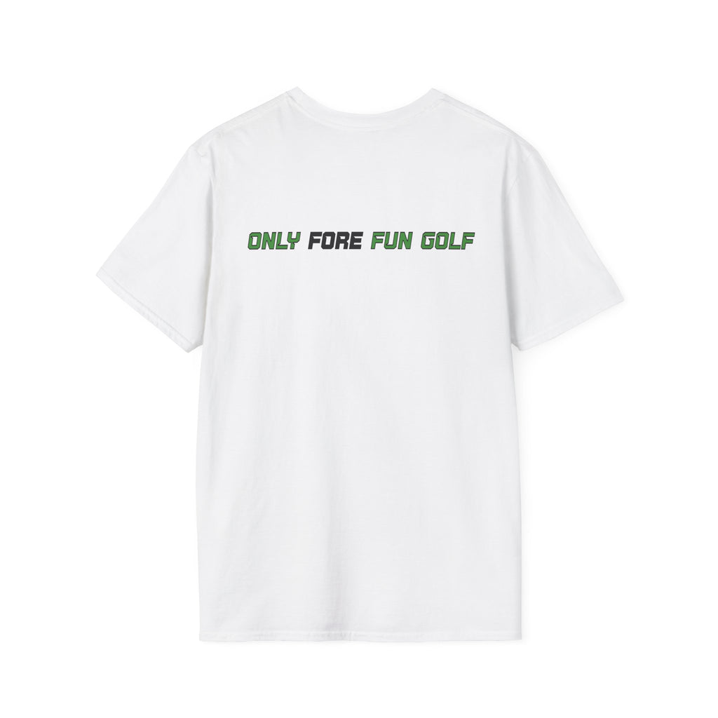 Sasquatch Golf Graphic T-Shirt — Bigfoot Golfer Funny Tee (16 colors)