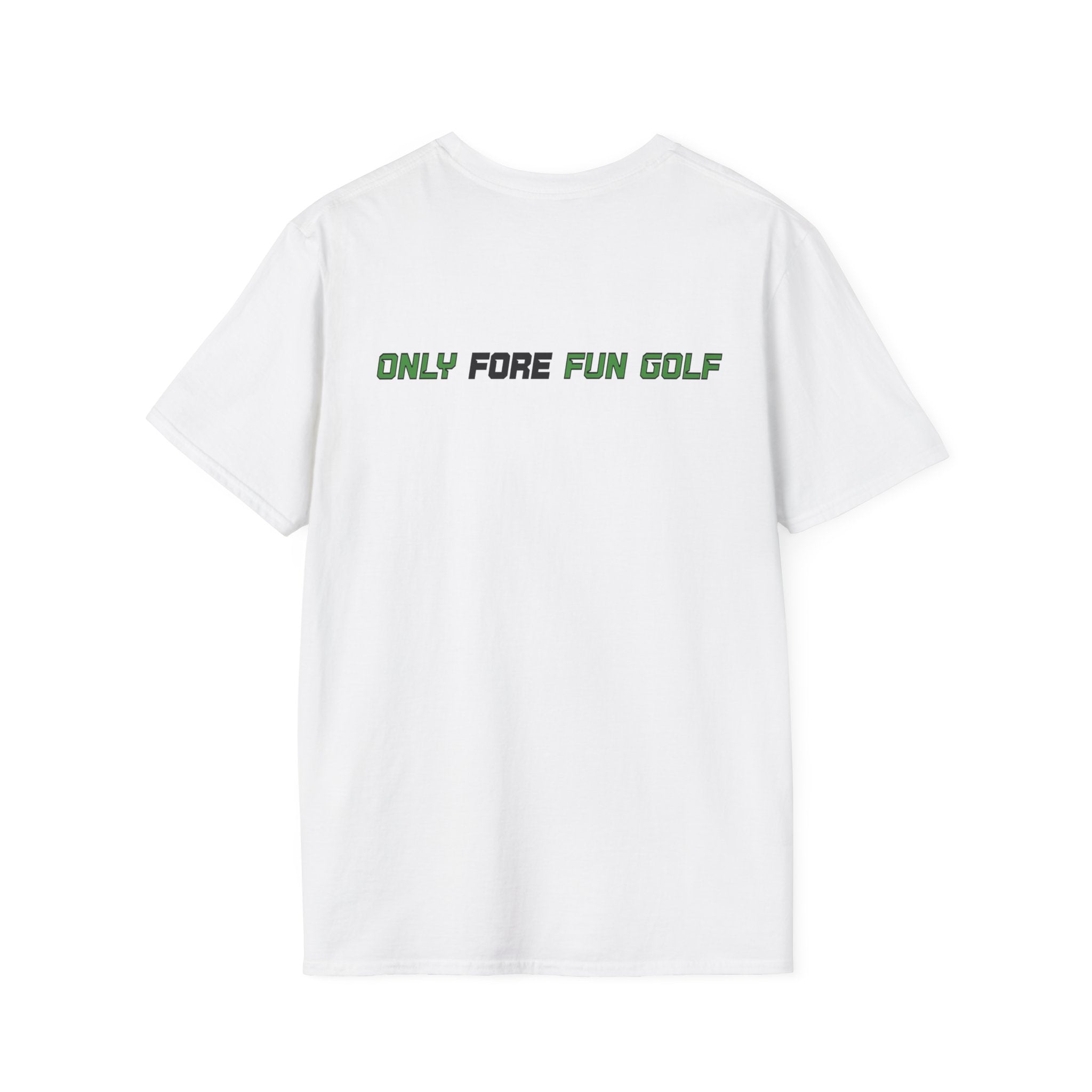 Sasquatch Golf Graphic T-Shirt — Bigfoot Golfer Funny Tee (16 colors)