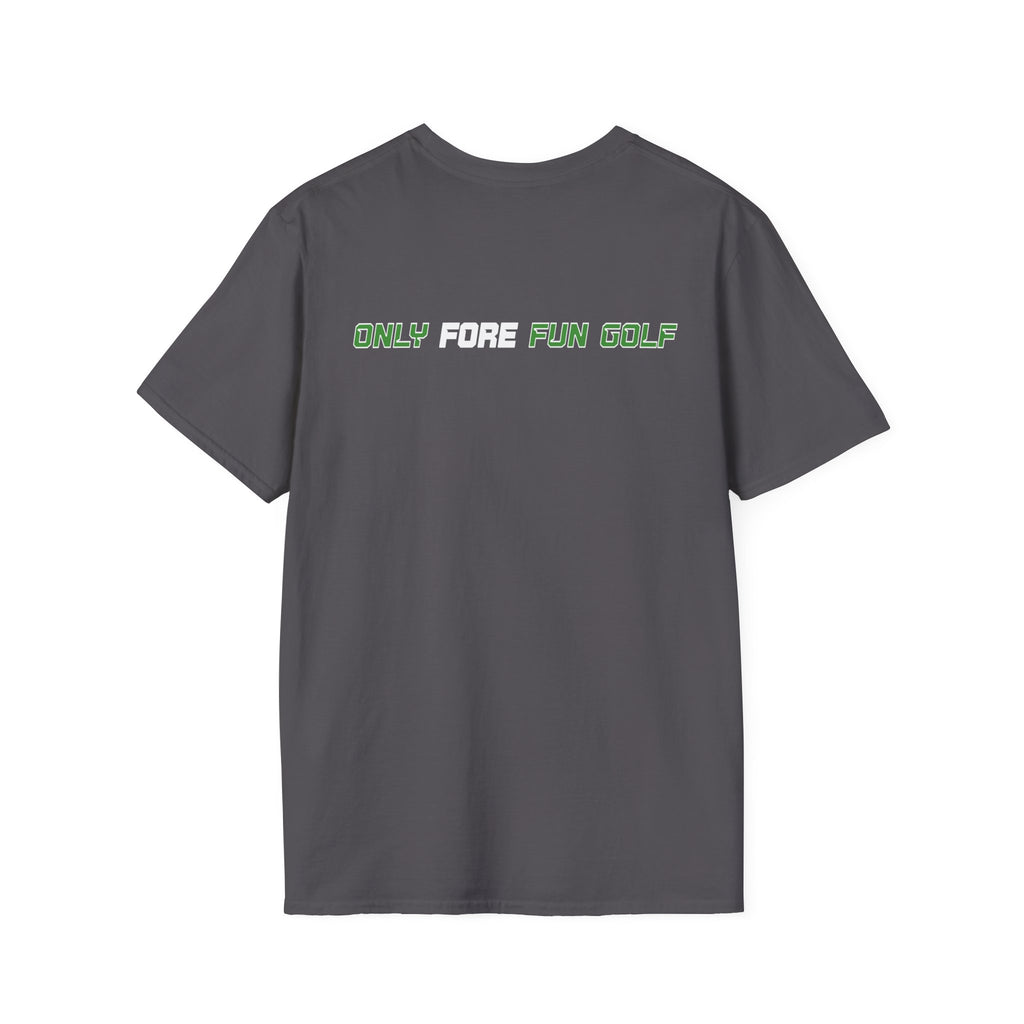 Bigfoot Golfer T-Shirt — Funny Sasquatch Putting Design Tee (16 colors)