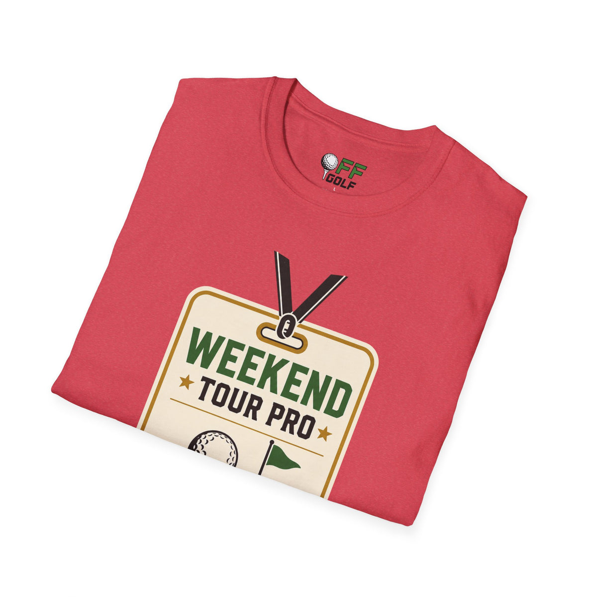 Weekend Tour Pro Golf T-Shirt - Front and Back Design (16 Colors)