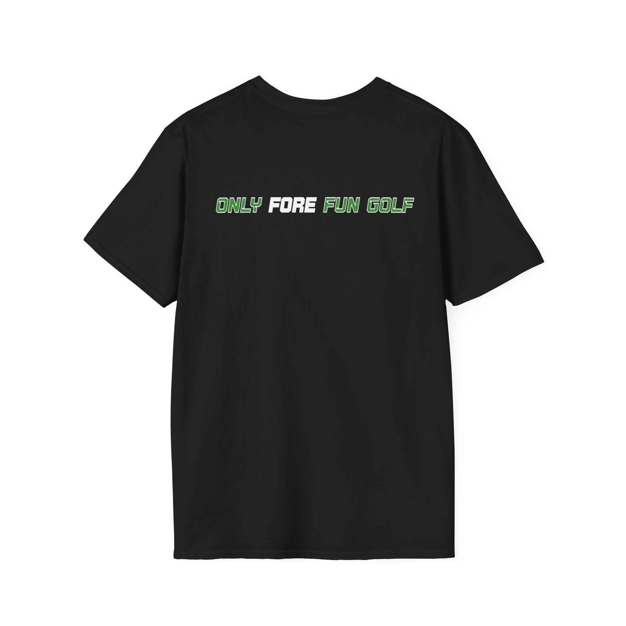 Sasquatch Golf Graphic T-Shirt — Bigfoot Golfer Funny Tee (16 colors)