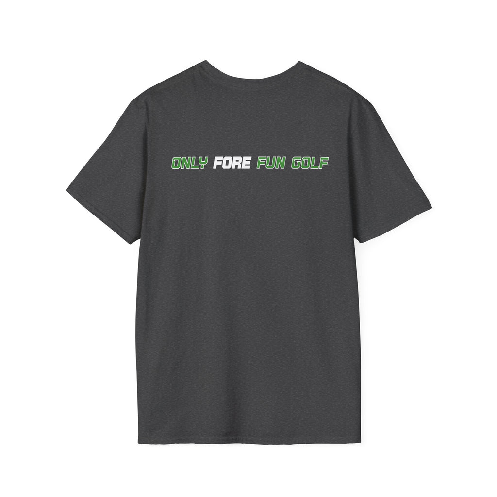 Sasquatch Golf Graphic T-Shirt — Bigfoot Golfer Funny Tee (16 colors)