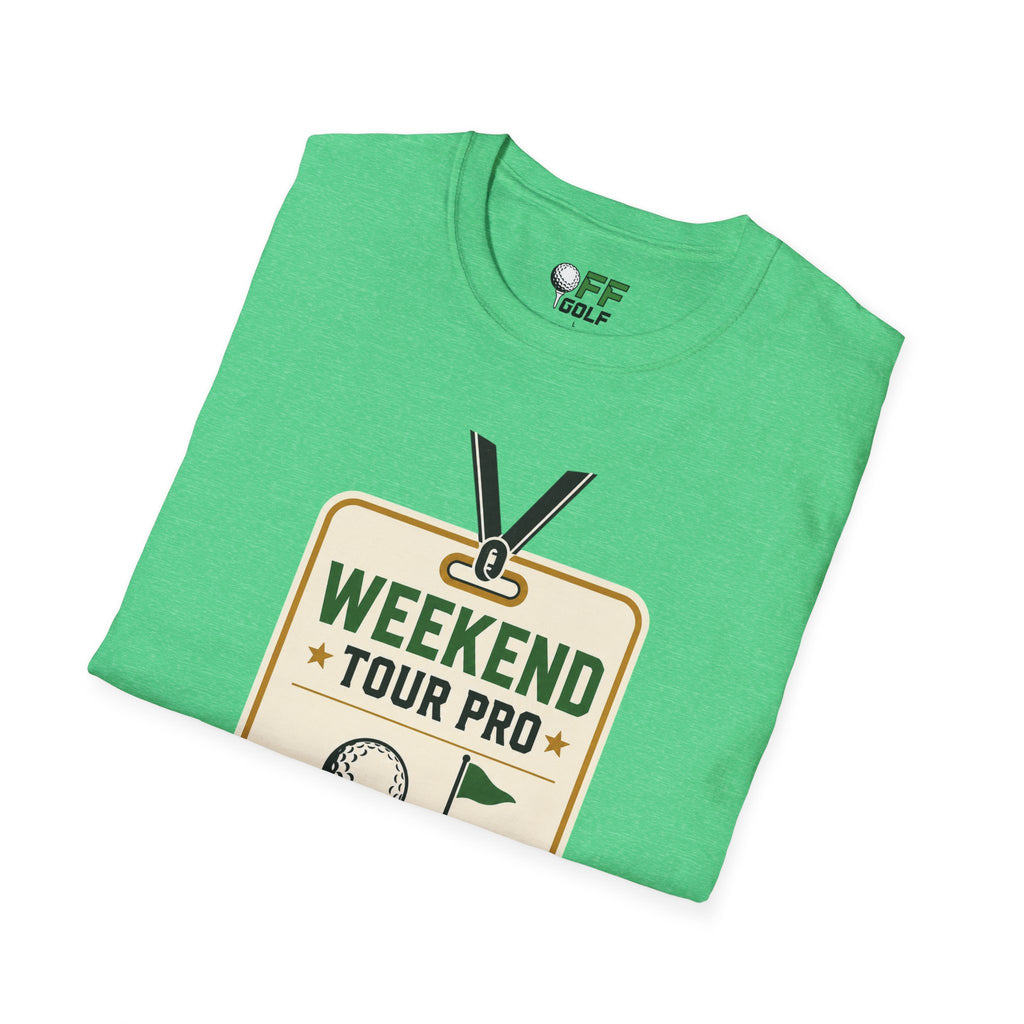 Weekend Tour Pro Golf T-Shirt - Front and Back Design (16 Colors)