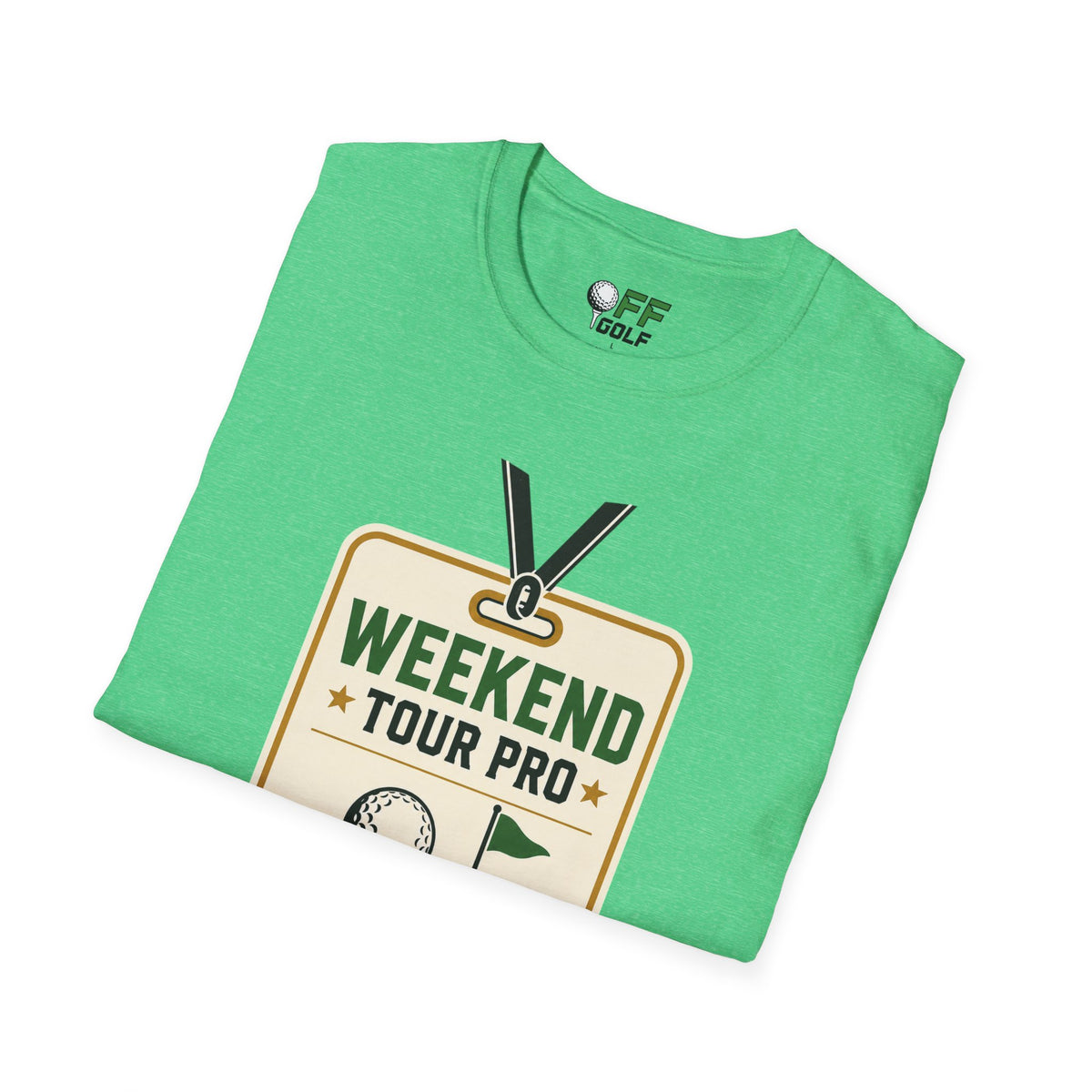 Weekend Tour Pro Golf T-Shirt - Front and Back Design (16 Colors)
