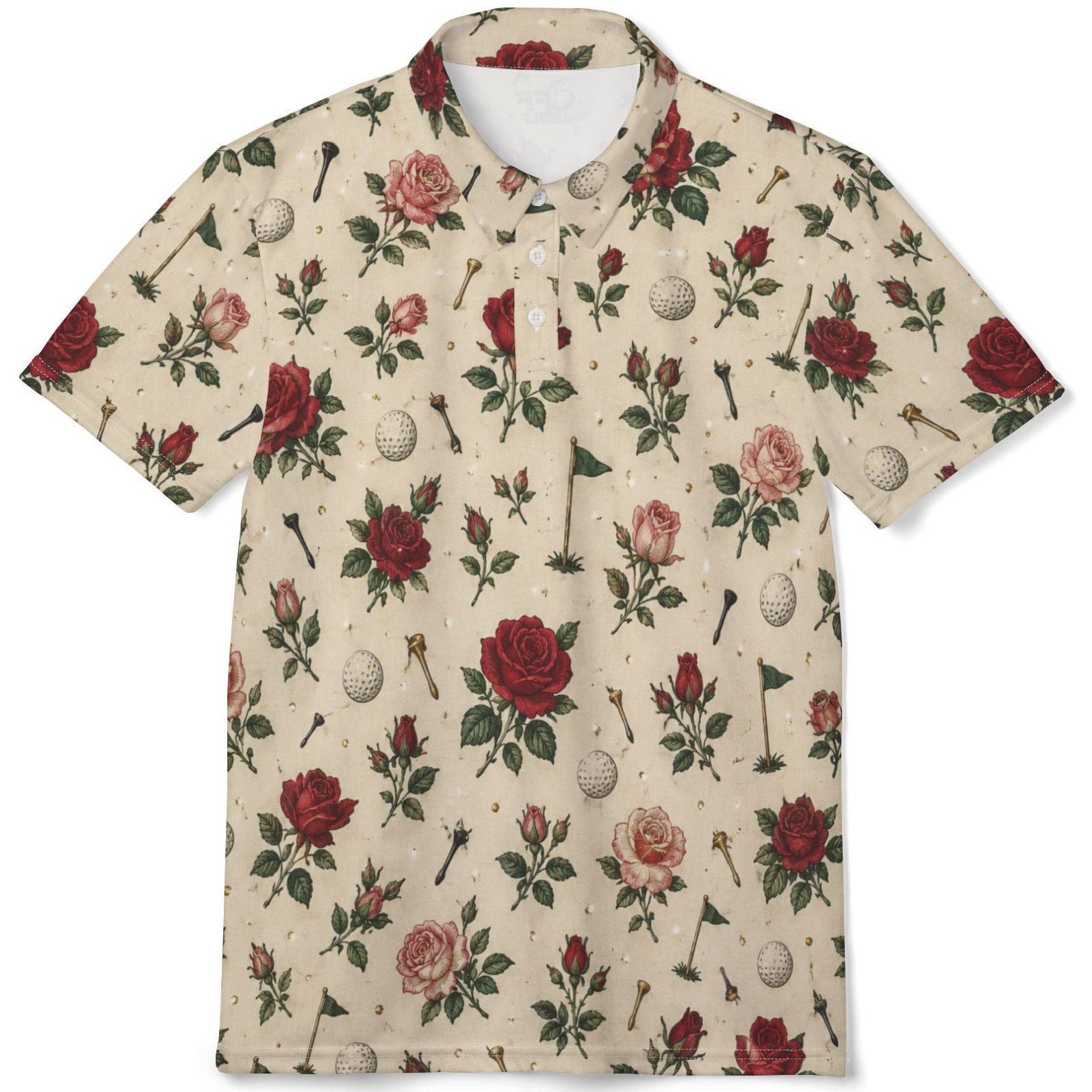 Golf Polo - Vintage Rose Performance Polo Shirt