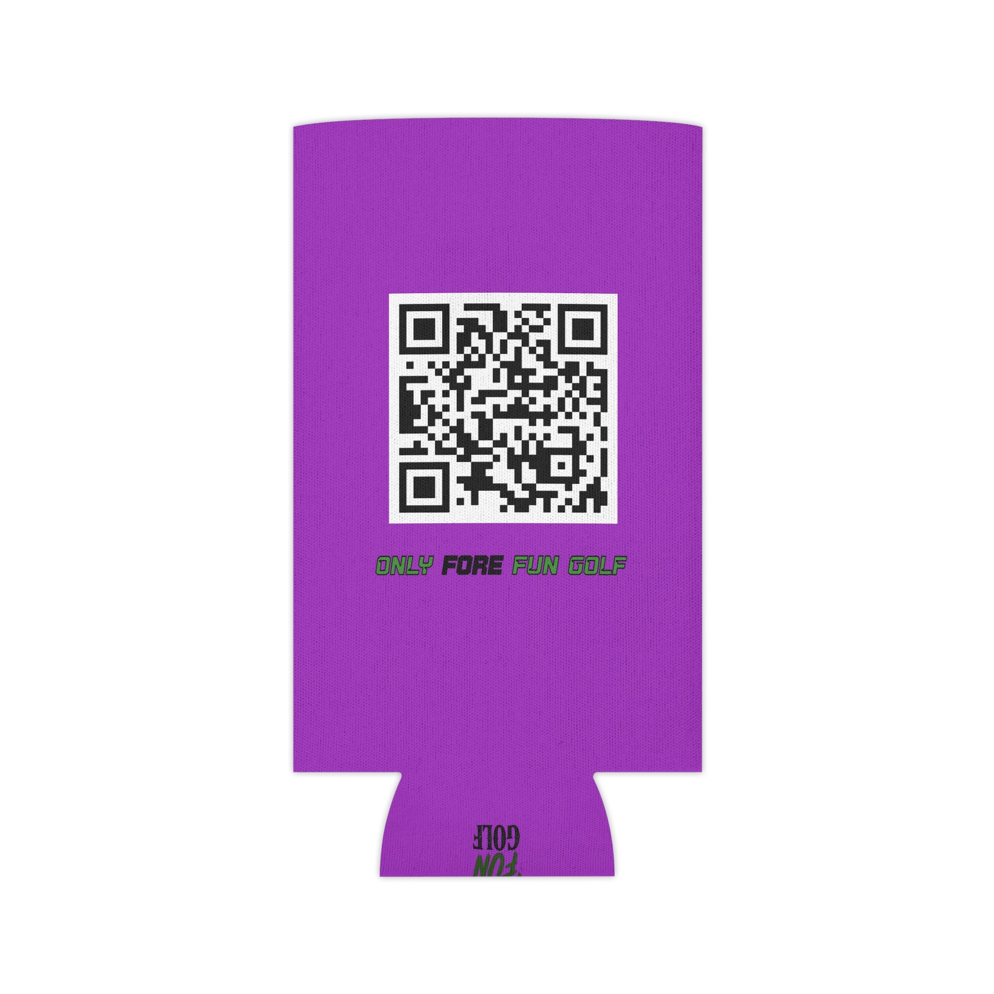 Regular or Slim Can Cooler — 'Shank Responsibly' Beverage Cooler - Purple