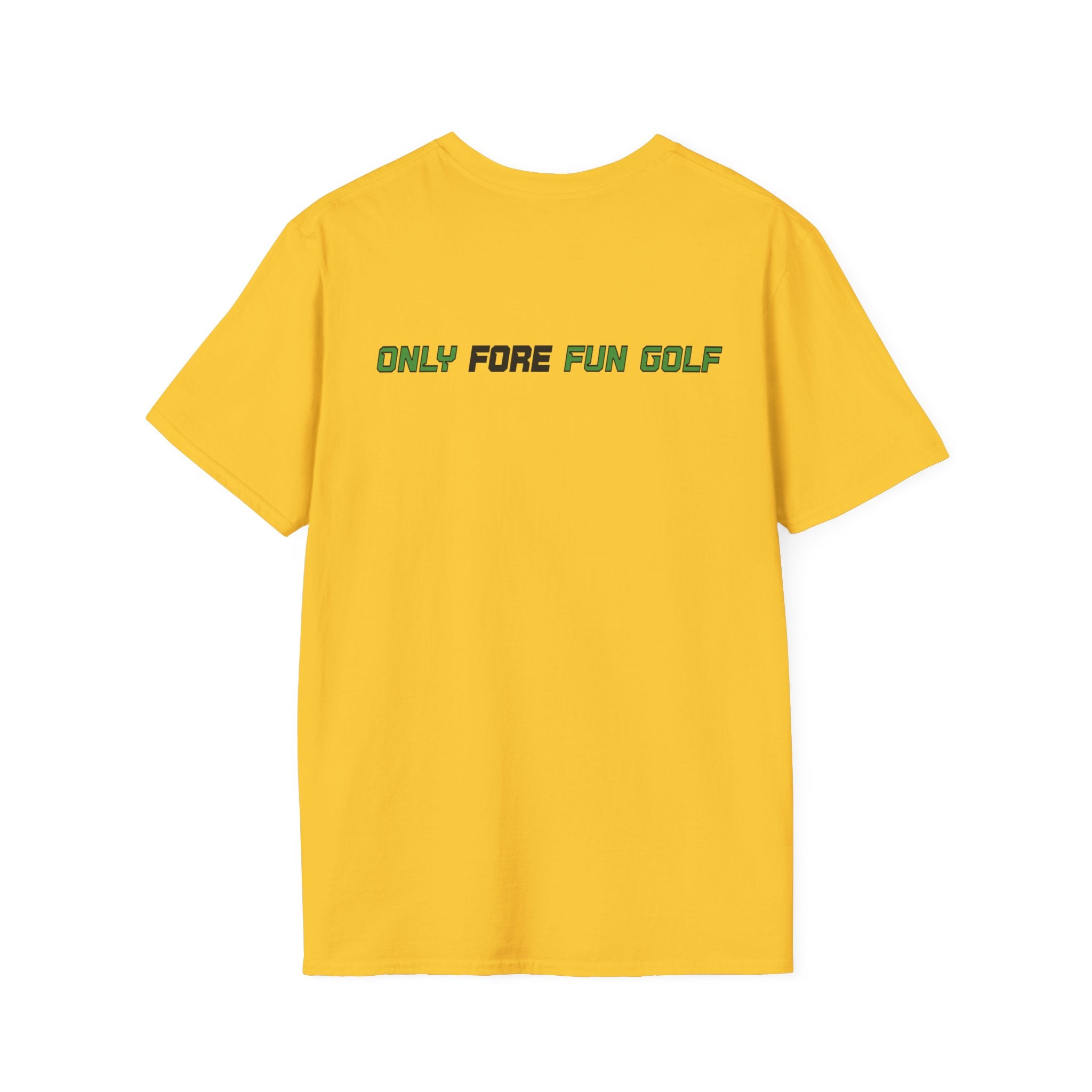 Bigfoot Golfer T-Shirt — Funny Sasquatch Putting Design Tee (16 colors)