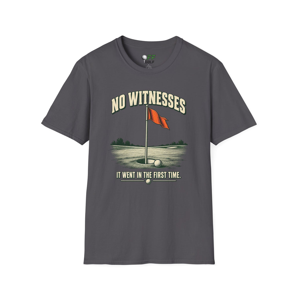 No Witnesses T-Shirt — Vintage Red Flag Graphic Tee (16 Colors)