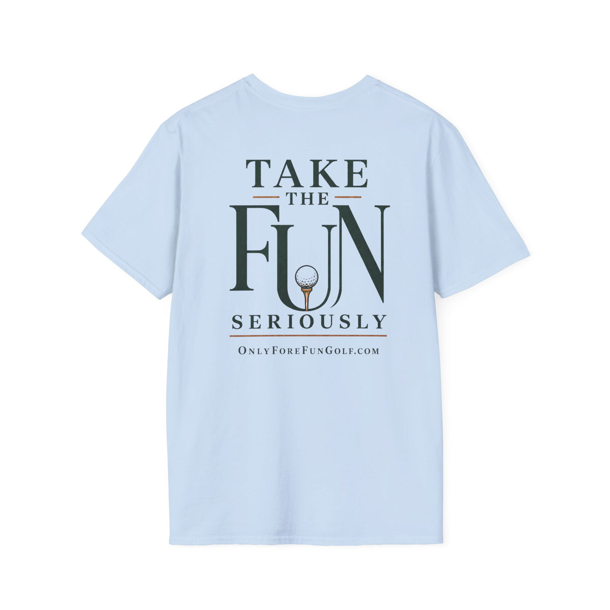 Golf Search Radius T-Shirt — Funny Golf Course Map Design (16 Colors)