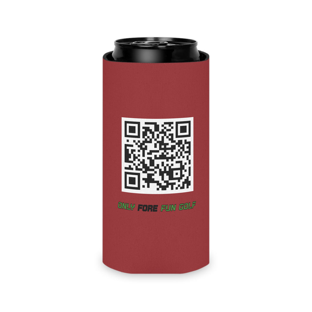 Regular or Slim Can Cooler — 'Shank Responsibly' Beverage Cooler - Red