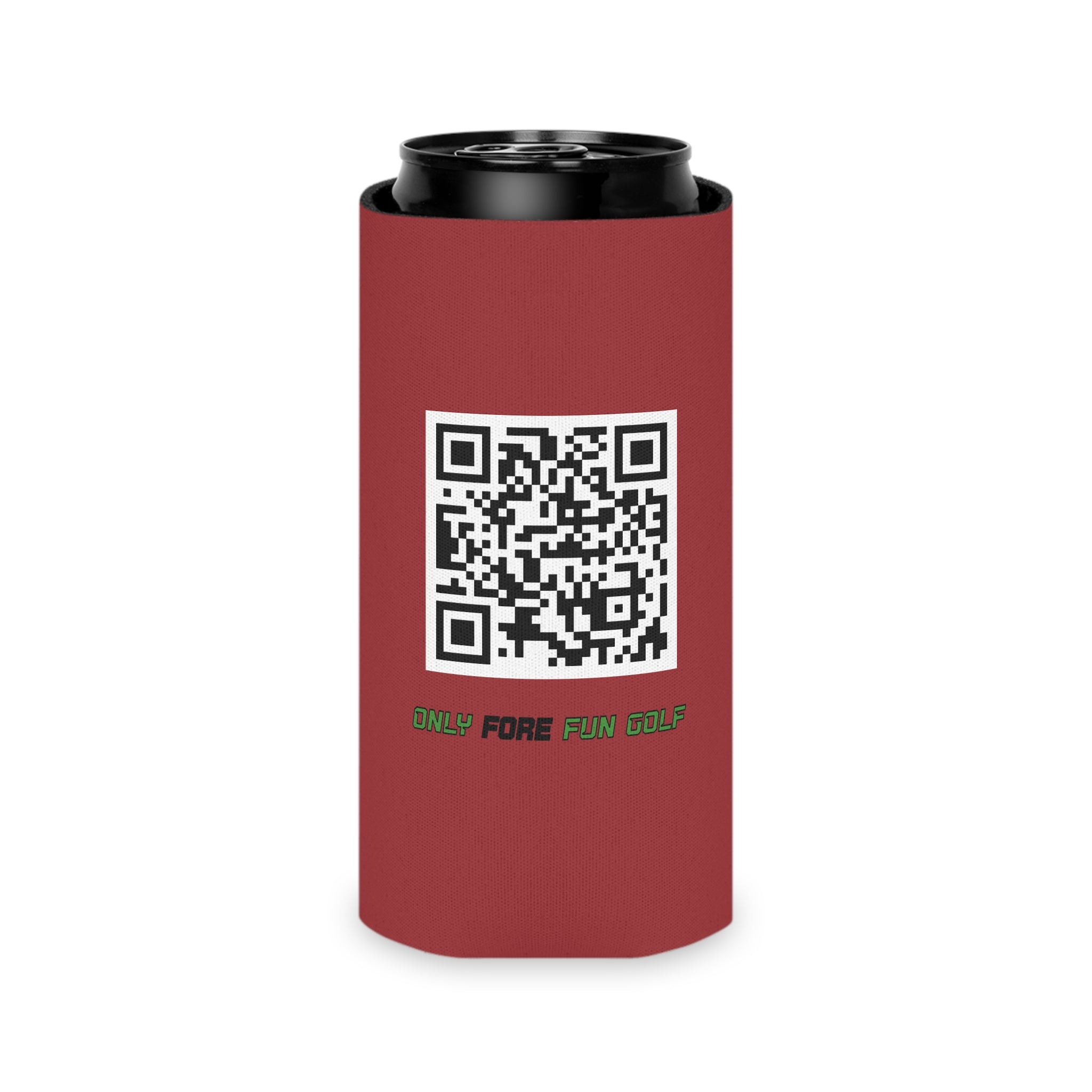 Regular or Slim Can Cooler — 'Shank Responsibly' Beverage Cooler - Red