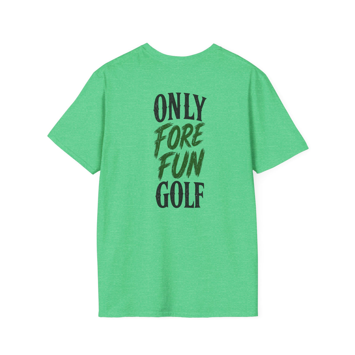 Alien Golf Retro Sunset T-Shirt — "Good Vibes & Bogeys" (16 colors)