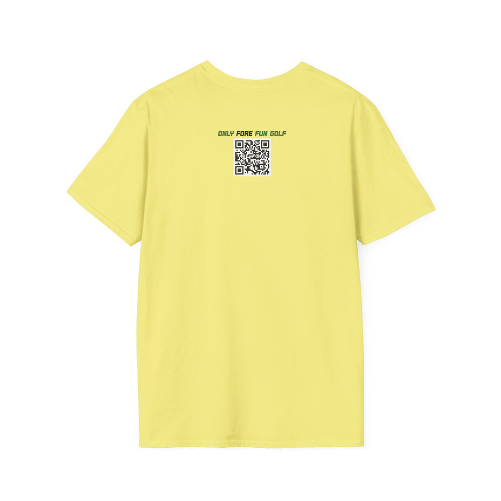 Golf T-Shirt — "High Score" Retro Arcade Pinball Golfing Tee (16 colors)