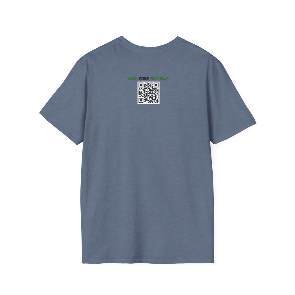 Golf T-Shirt — "High Score" Retro Arcade Pinball Golfing Tee (16 colors)