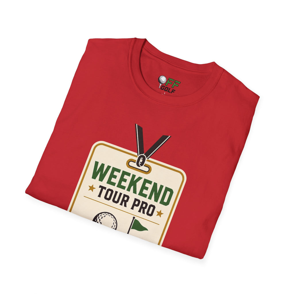 Weekend Tour Pro Golf T-Shirt - Front and Back Design (16 Colors)