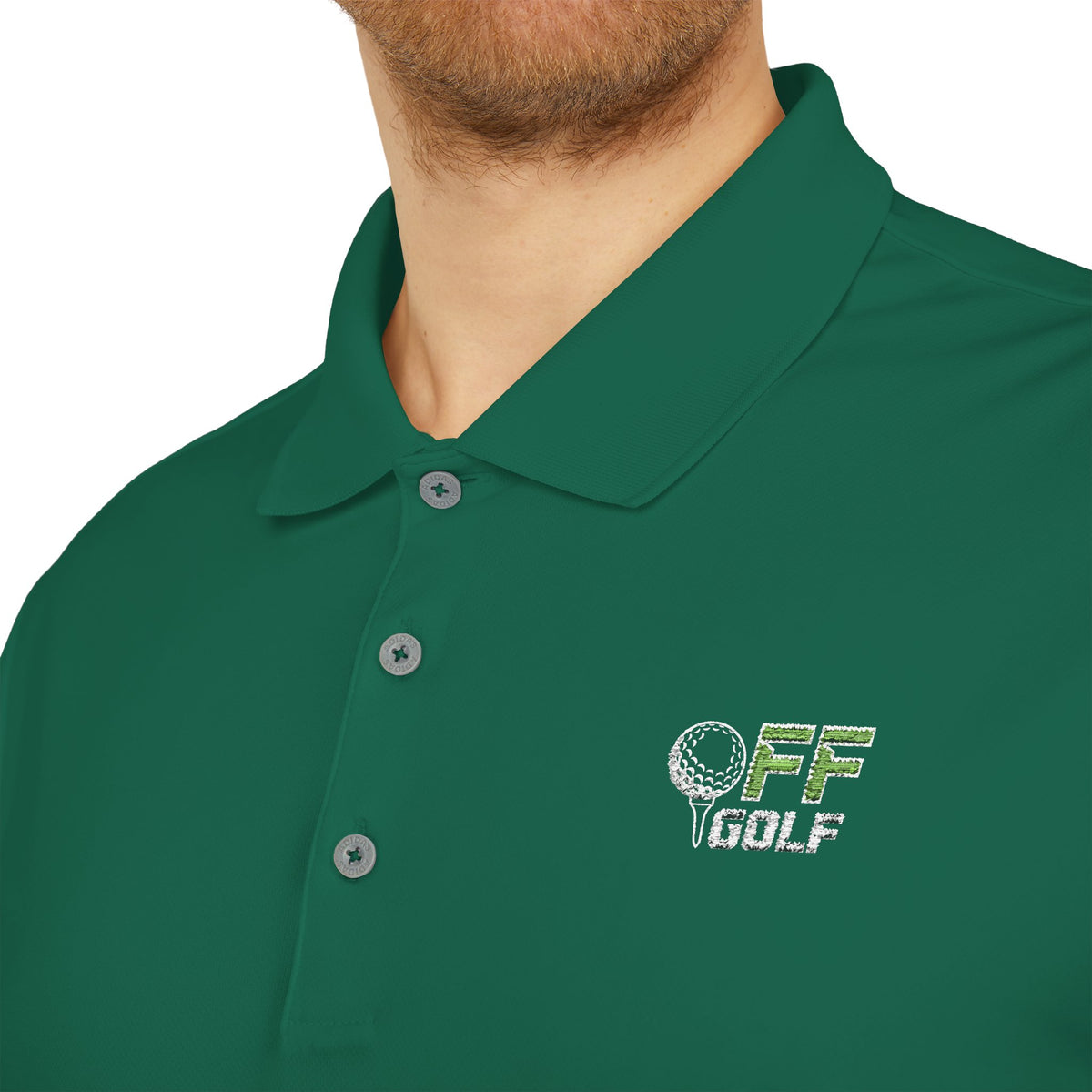 OFF Golf Performance Polo — Adidas Performance Golf Shirt (6 colors with white logo)