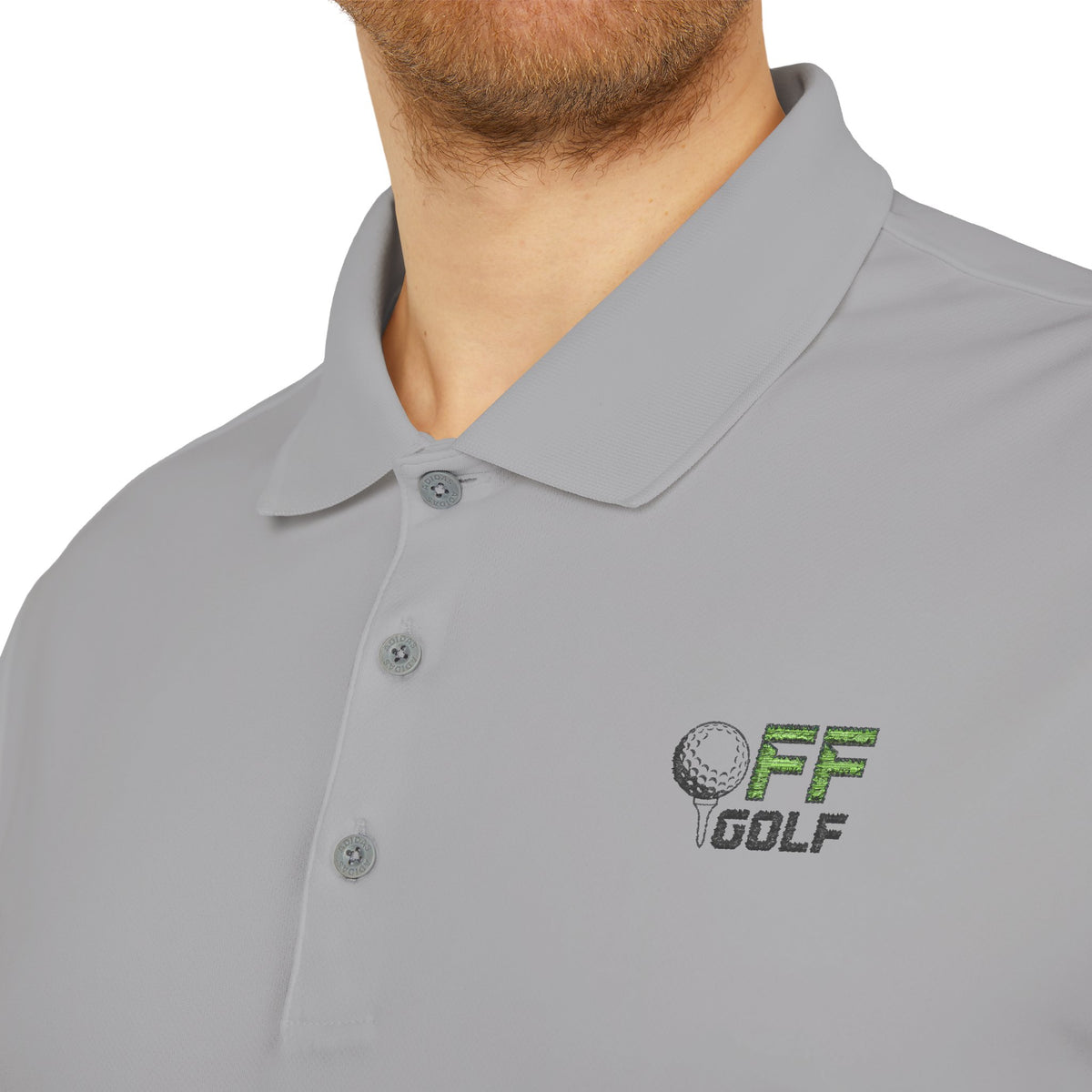 OFF Golf Performance Polo — Adidas Performance Golf Shirt (5 colors with black logo)