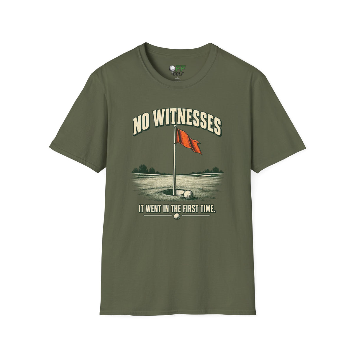 No Witnesses T-Shirt — Vintage Red Flag Graphic Tee (16 Colors)