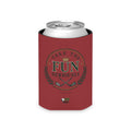 Can Cooler — 'Take the Fun Seriously' Beverage Cooler with QR Code Design - Red