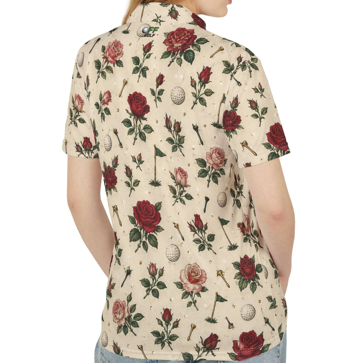 Golf Polo - Vintage Rose Performance Polo Shirt