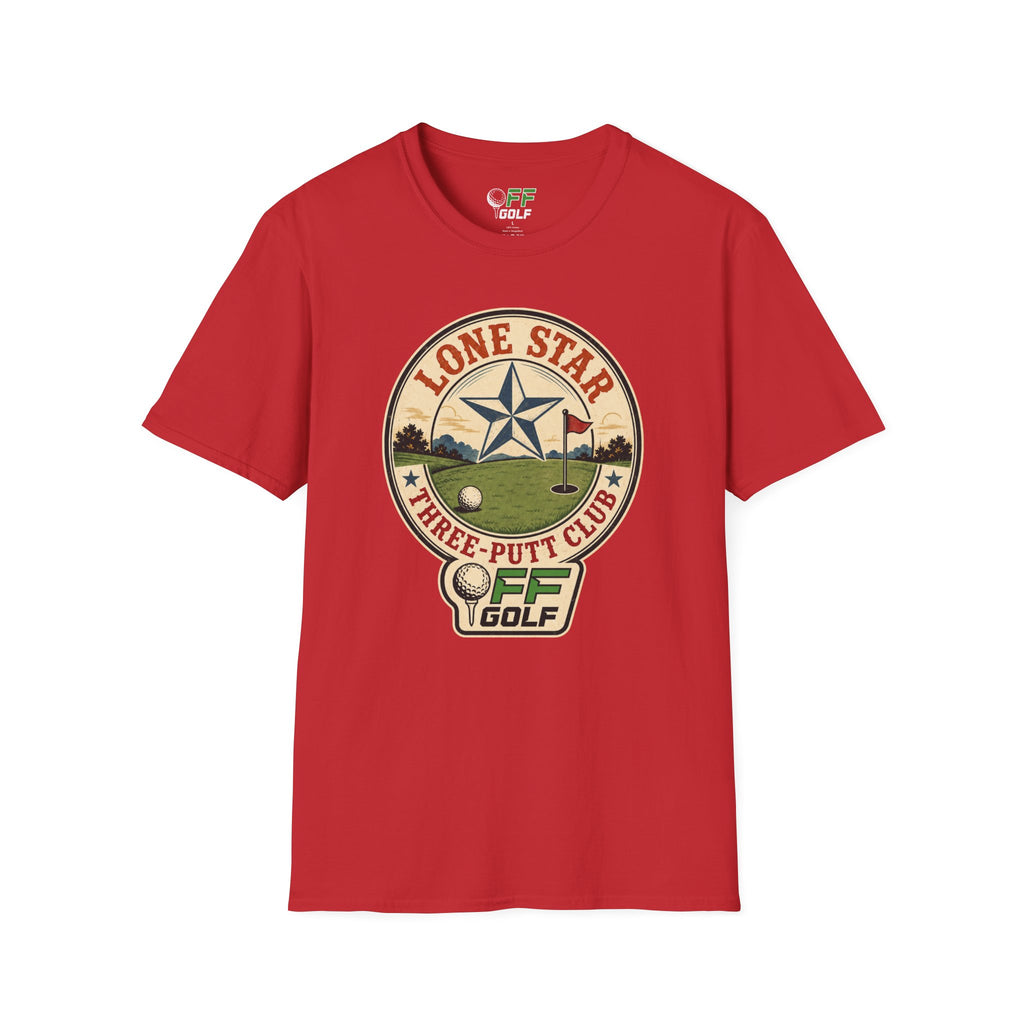 Lone Star Golf Vintage T-Shirt — Retro Texas 3 Putt Club Tee (16 colors)