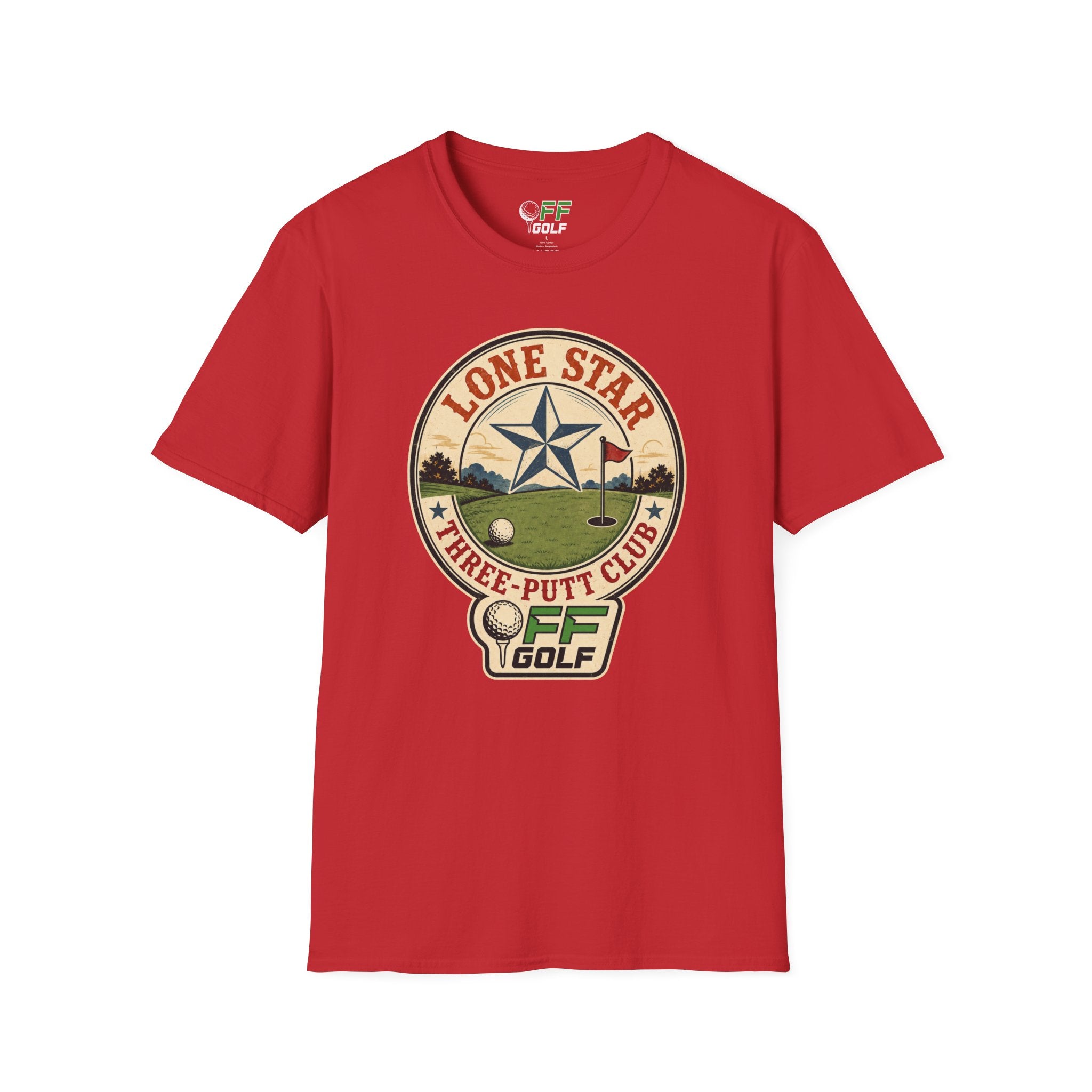 Lone Star Golf Vintage T-Shirt — Retro Texas 3 Putt Club Tee (16 colors)