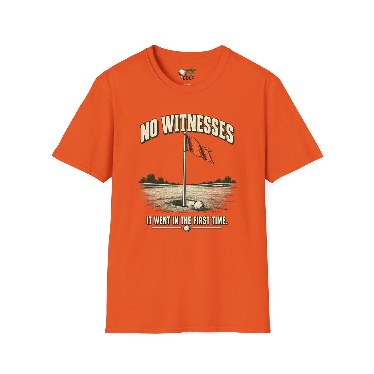 No Witnesses T-Shirt — Vintage Red Flag Graphic Tee (16 Colors)