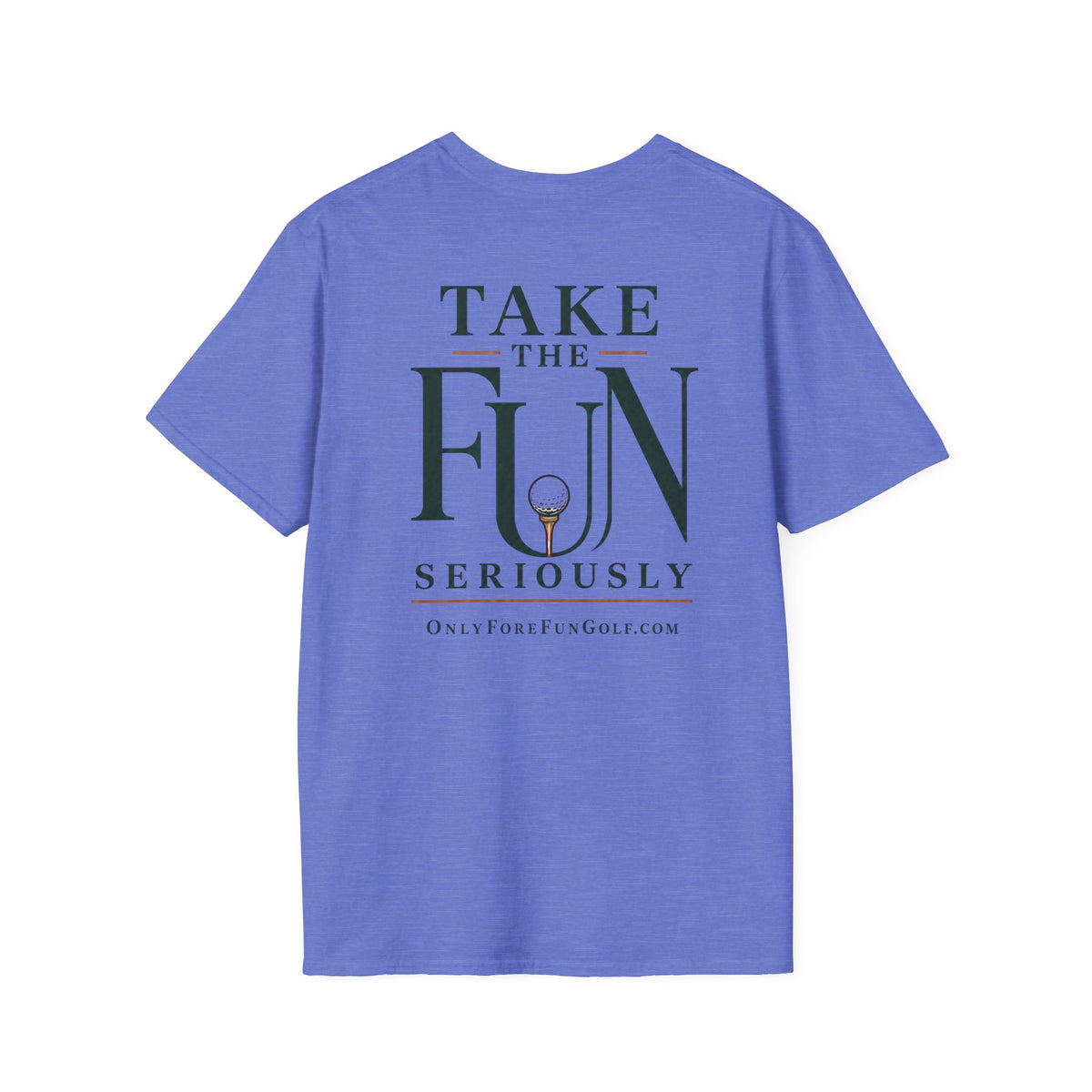 Golf Search Radius T-Shirt — Funny Golf Course Map Design (16 Colors)