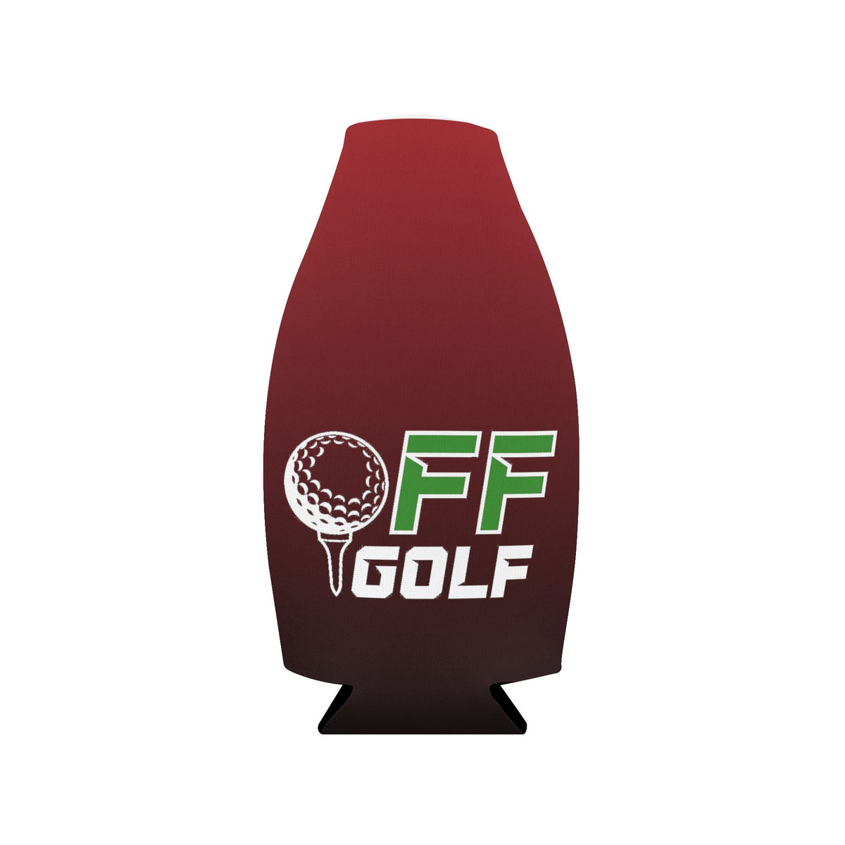 Golf Zip-Up Bottle Cooler Sleeve – Off Golf Logo Insulated Cooler with Zipper