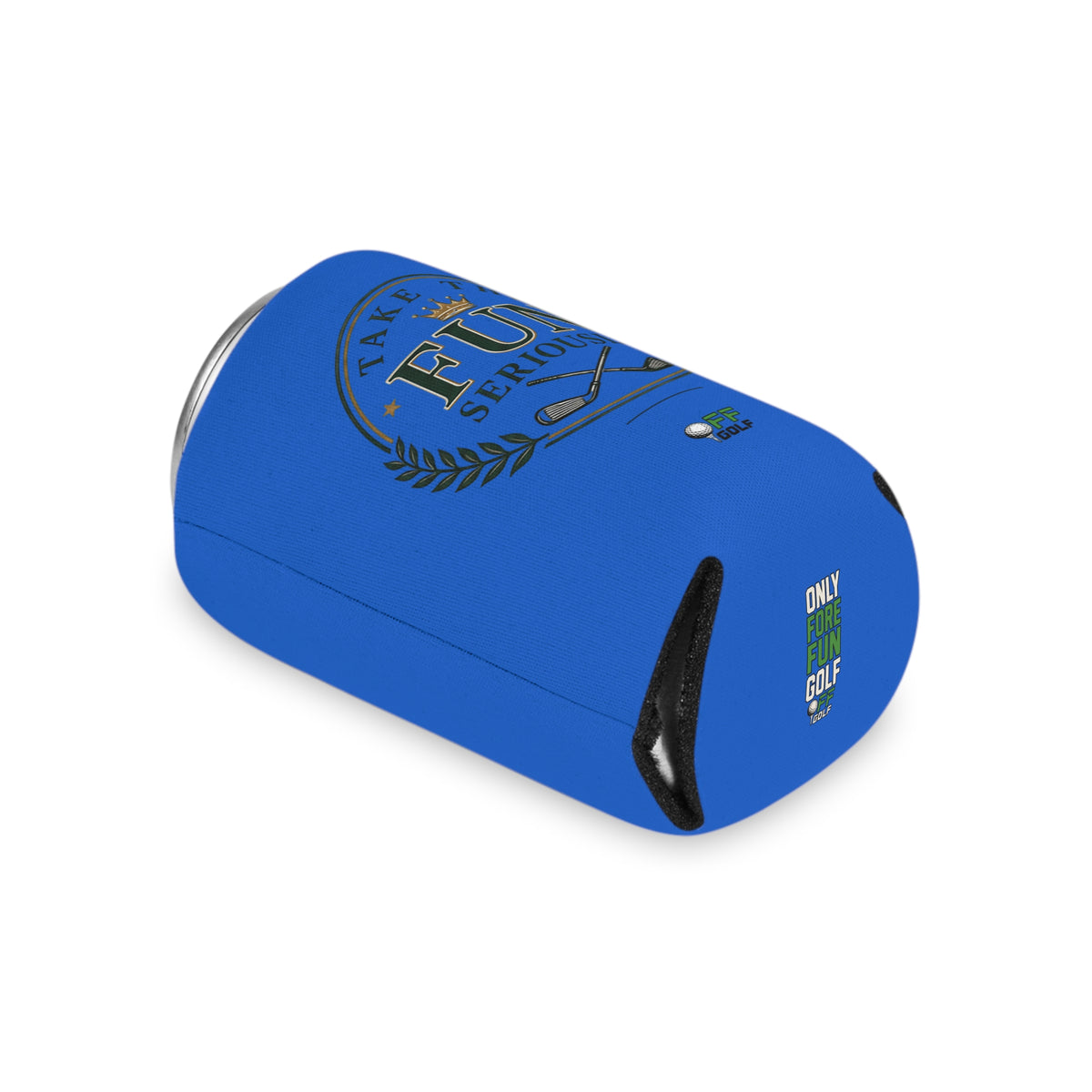 Can Cooler — 'Take the Fun Seriously' Beverage Cooler with QR Code Design
