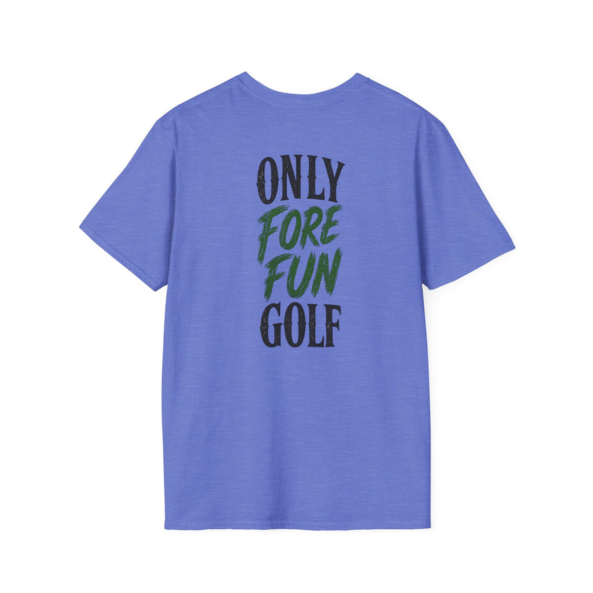 Alien Golf Retro Sunset T-Shirt — "Good Vibes & Bogeys" (16 colors)