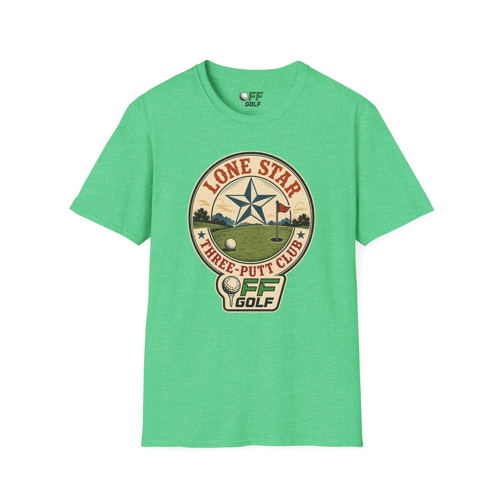 Lone Star Golf Vintage T-Shirt — Retro Texas 3 Putt Club Tee (16 colors)