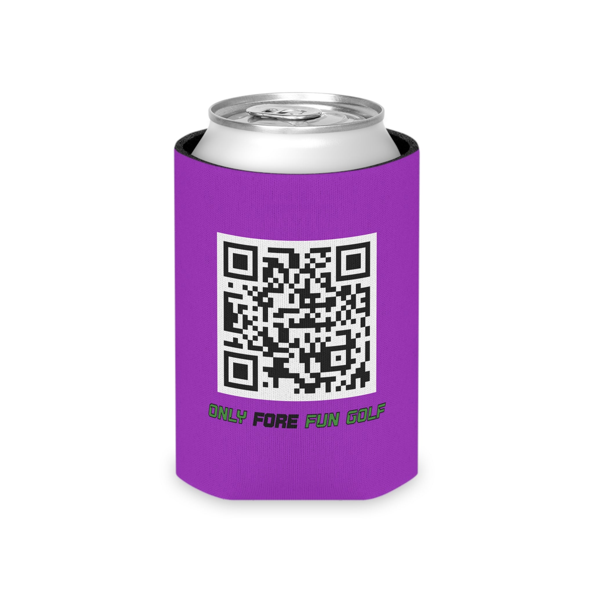 Regular or Slim Can Cooler — 'Shank Responsibly' Beverage Cooler - Purple