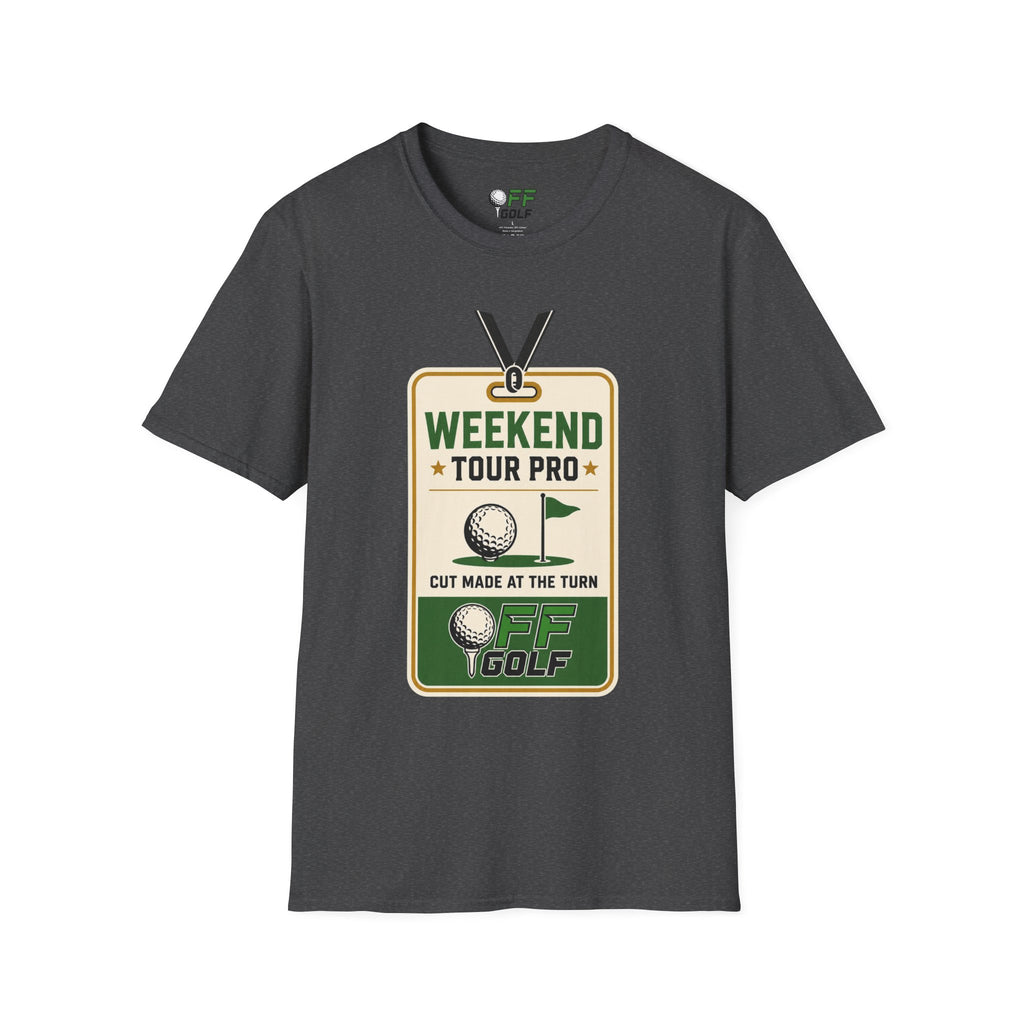 Weekend Tour Pro Golf T-Shirt - Front and Back Design (16 Colors)