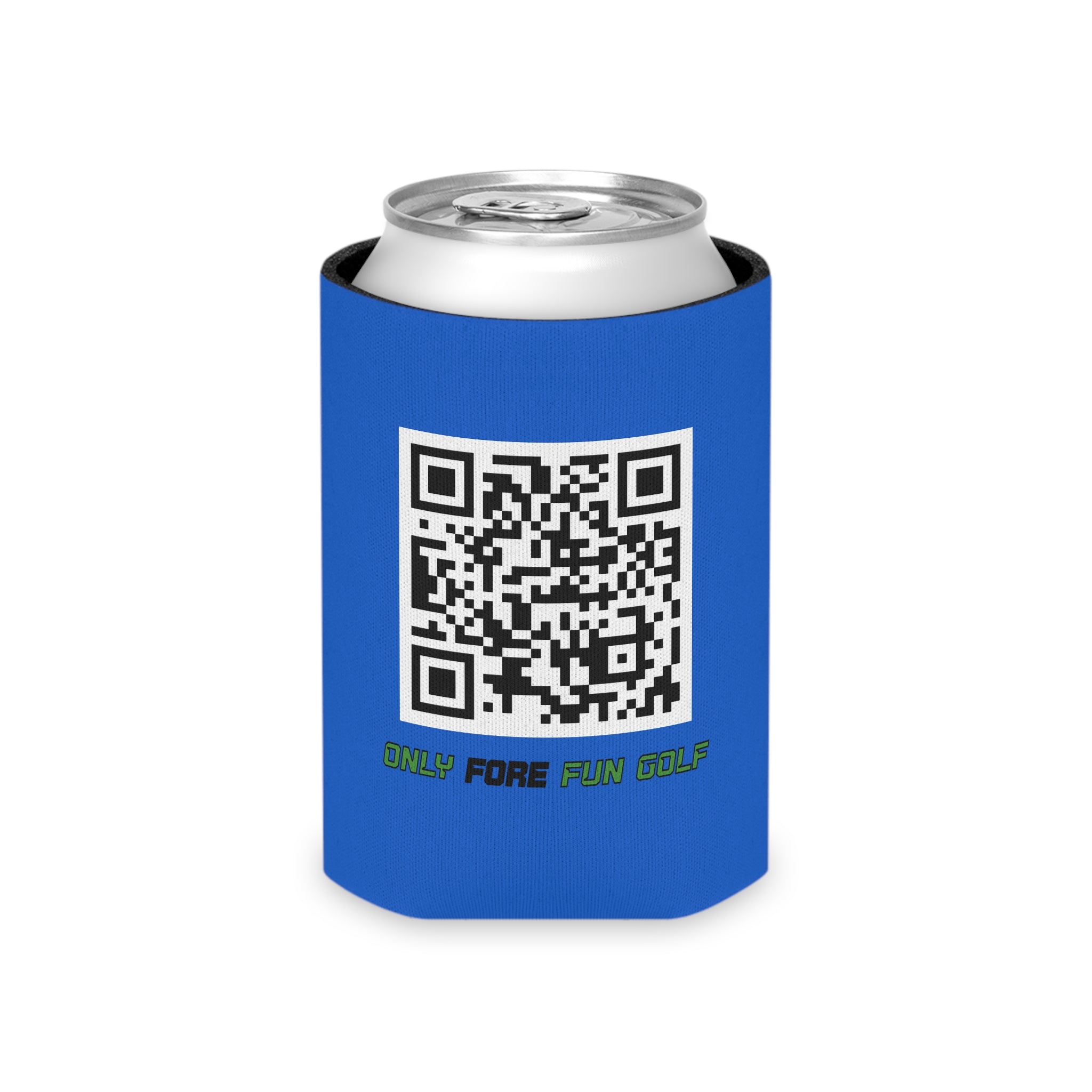 Regular or Slim Can Cooler — 'Shank Responsibly' Beverage Cooler - Blue