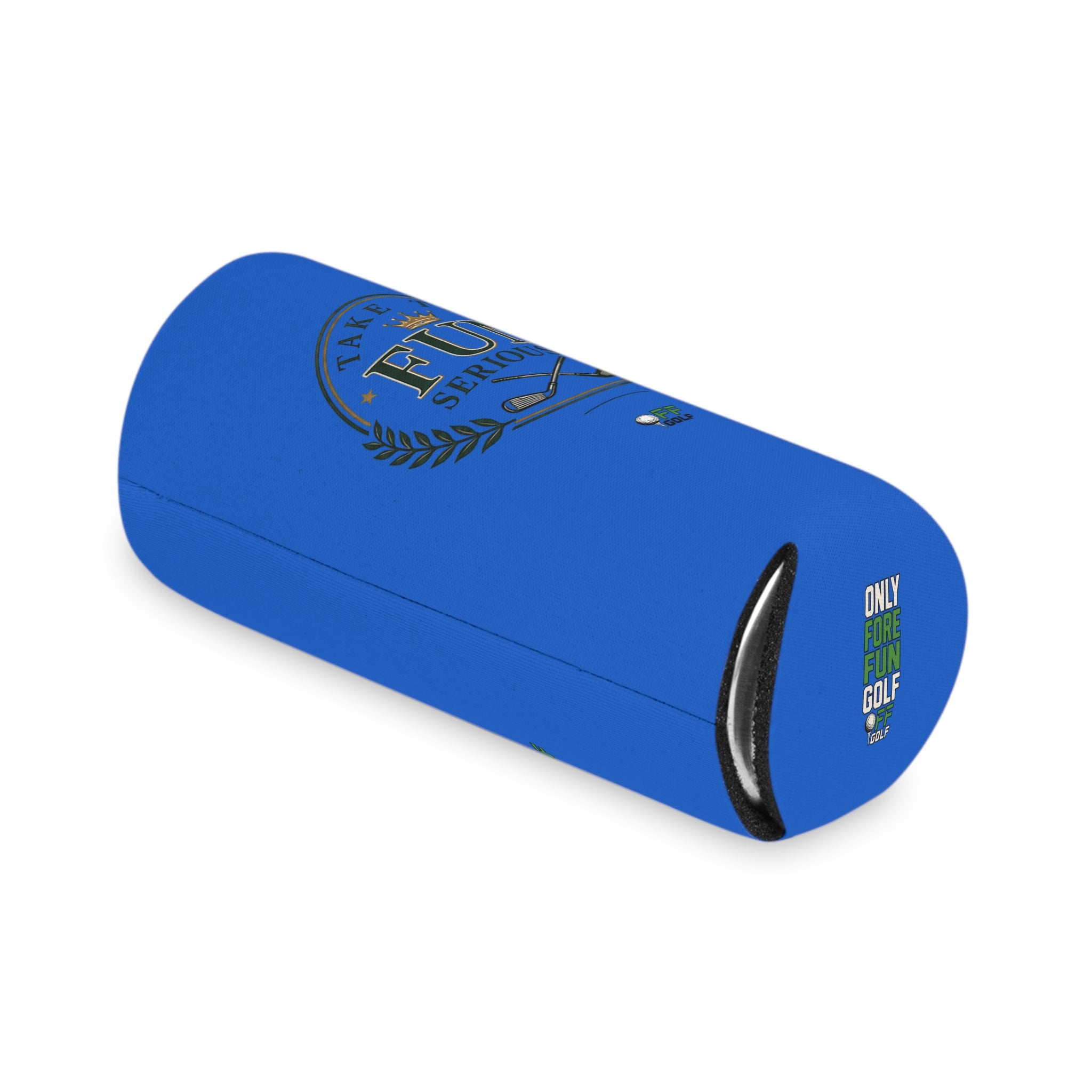 Can Cooler — 'Take the Fun Seriously' Beverage Cooler with QR Code Design