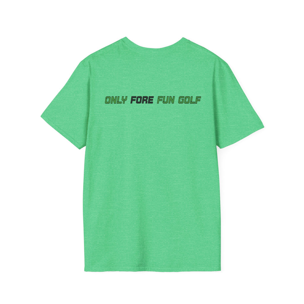 Sasquatch Golf Graphic T-Shirt — Bigfoot Golfer Funny Tee (16 colors)