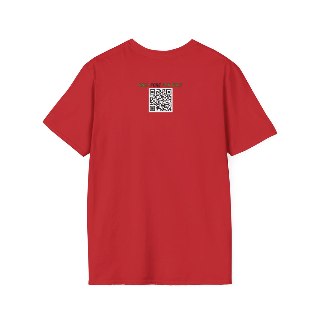 Golf T-Shirt — "High Score" Retro Arcade Pinball Golfing Tee (16 colors)