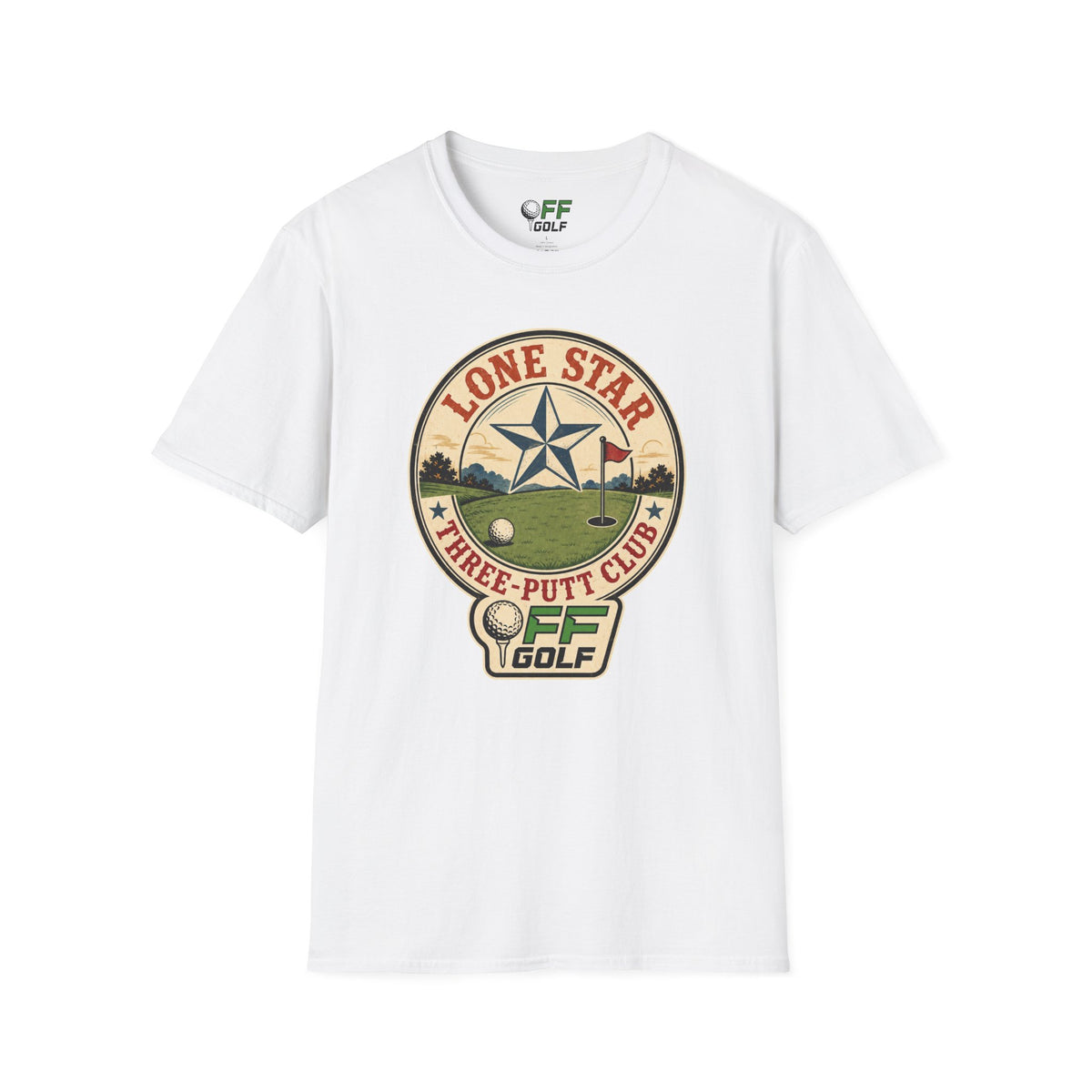 Lone Star Golf Vintage T-Shirt — Retro Texas 3 Putt Club Tee (16 colors)