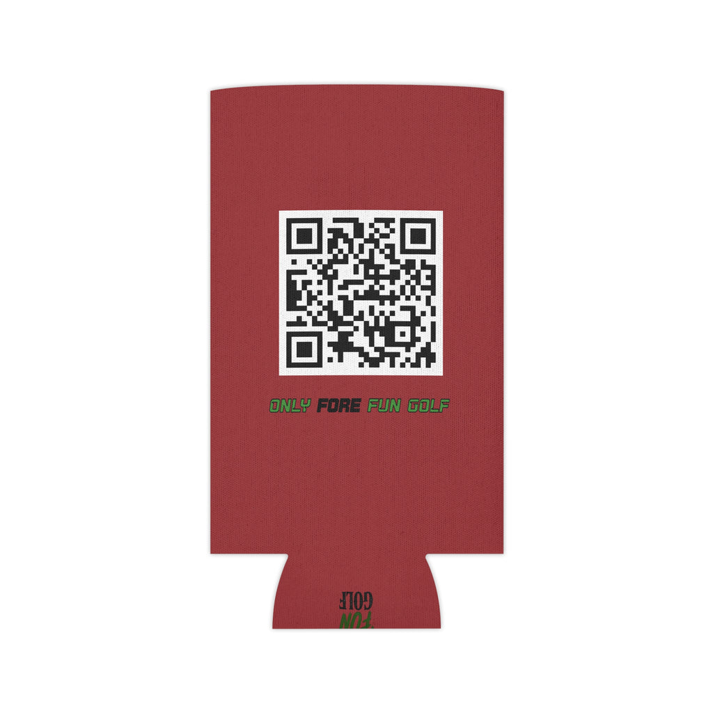 Regular or Slim Can Cooler — 'Shank Responsibly' Beverage Cooler - Red