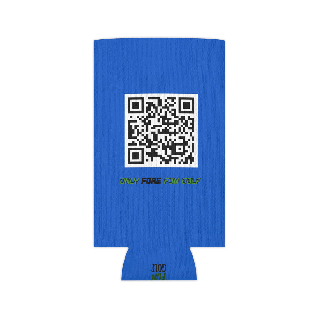 Regular or Slim Can Cooler — 'Shank Responsibly' Beverage Cooler - Blue