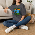 Golf T-Shirt — "Tee Time Hero" Pixel Golfing Tee (16 colors)