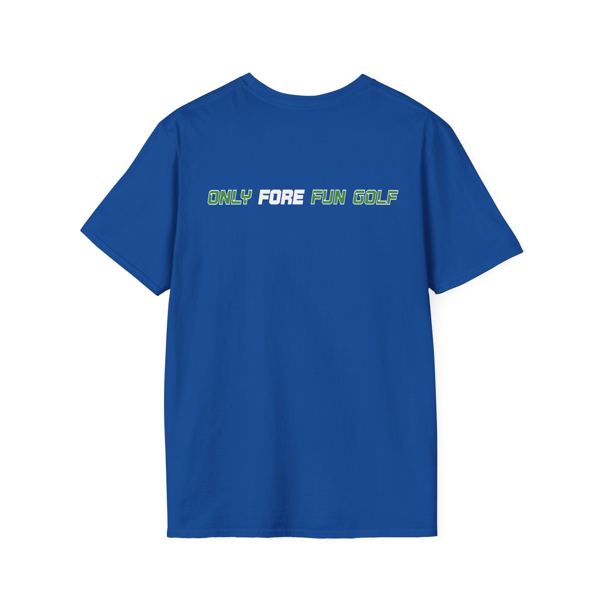 Sasquatch Golf Graphic T-Shirt — Bigfoot Golfer Funny Tee (16 colors)