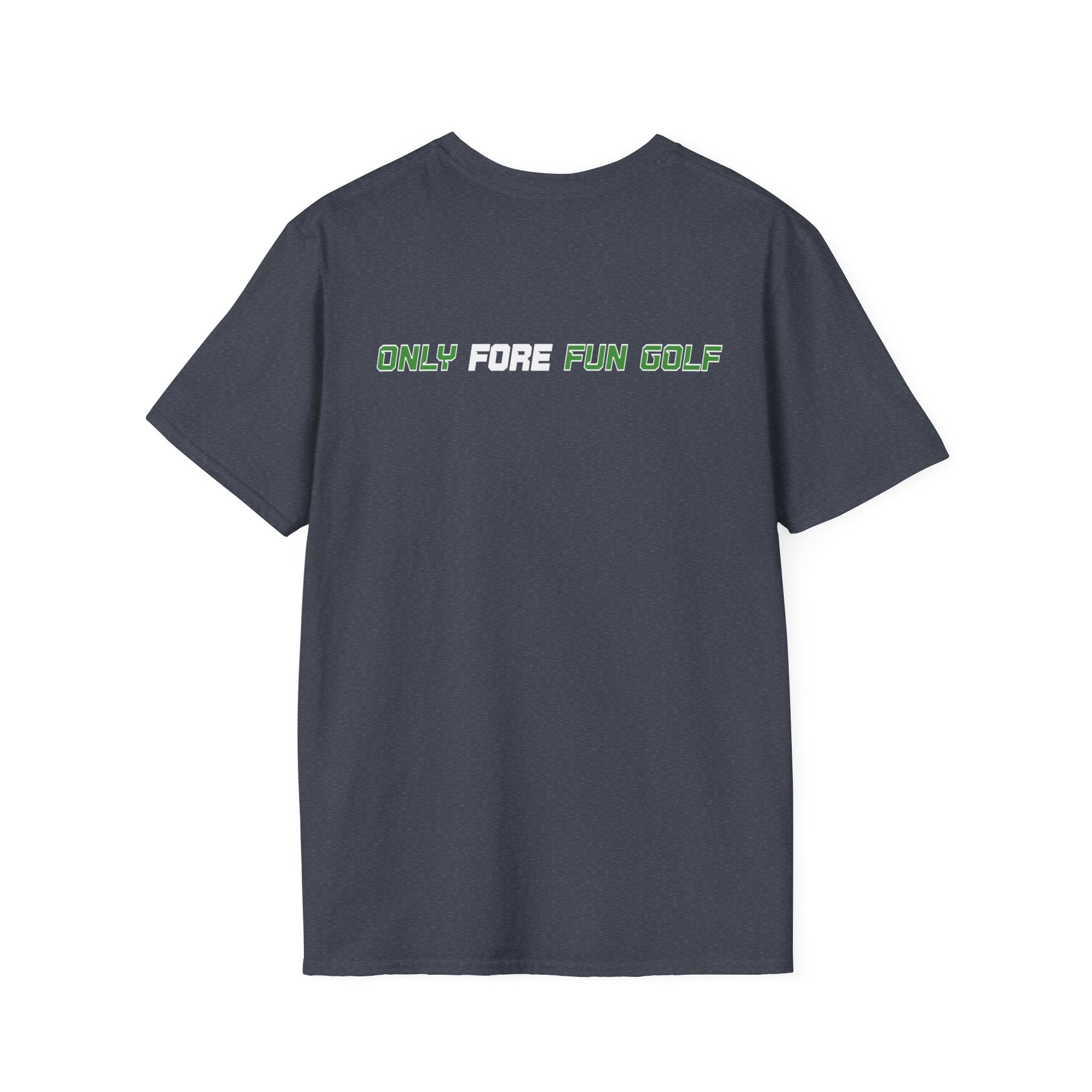 Sasquatch Golf Graphic T-Shirt — Bigfoot Golfer Funny Tee (16 colors)