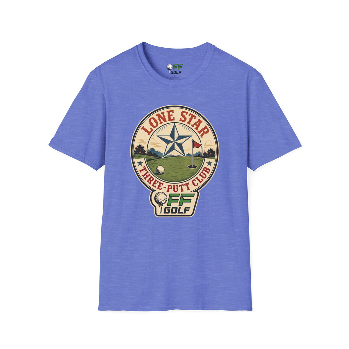 Lone Star Golf Vintage T-Shirt — Retro Texas 3 Putt Club Tee (16 colors)