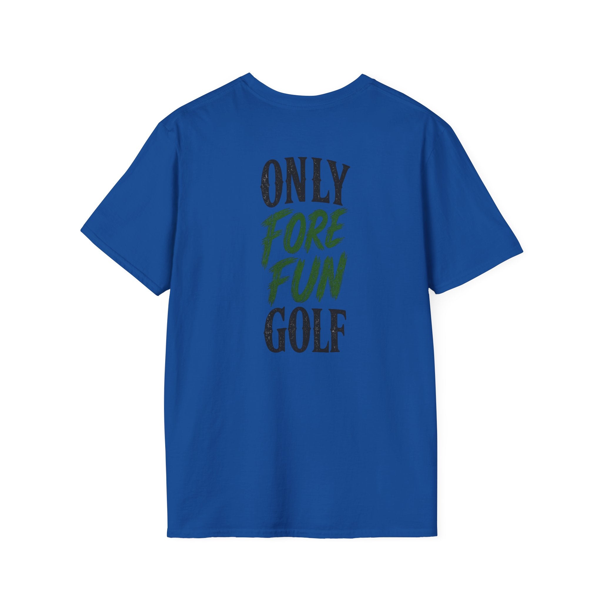 Alien Golf Retro Sunset T-Shirt — "Good Vibes & Bogeys" (16 colors)