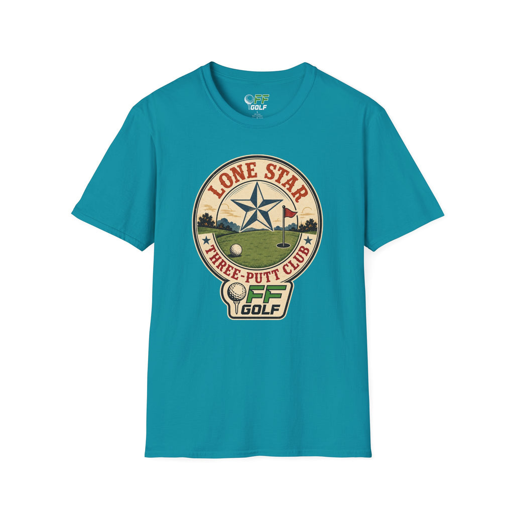 Lone Star Golf Vintage T-Shirt — Retro Texas 3 Putt Club Tee (16 colors)