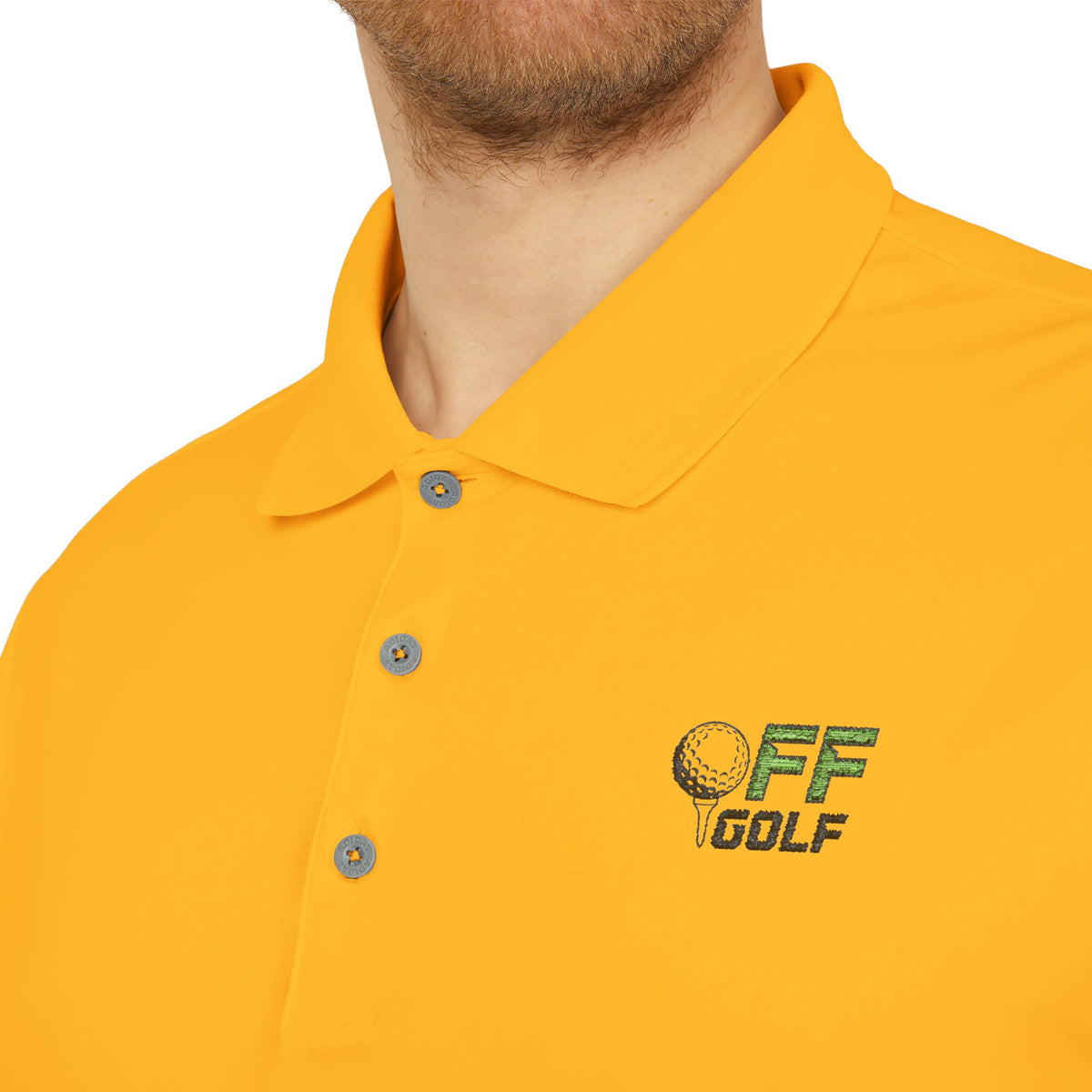 OFF Golf Performance Polo — Adidas Performance Golf Shirt (5 colors with black logo)